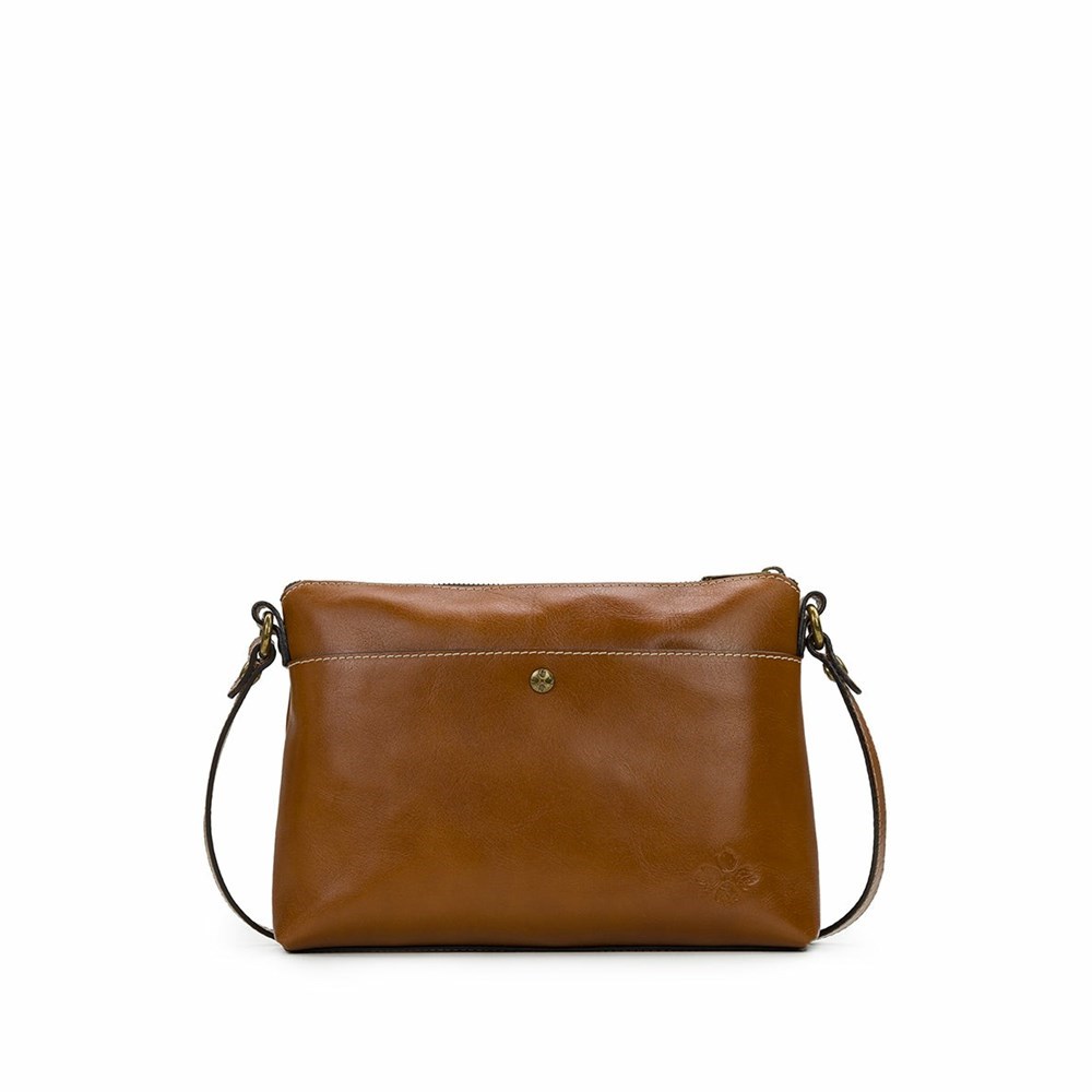 Patricia Nash Leather Milburn Top Handle Bag with Crossbody Strap