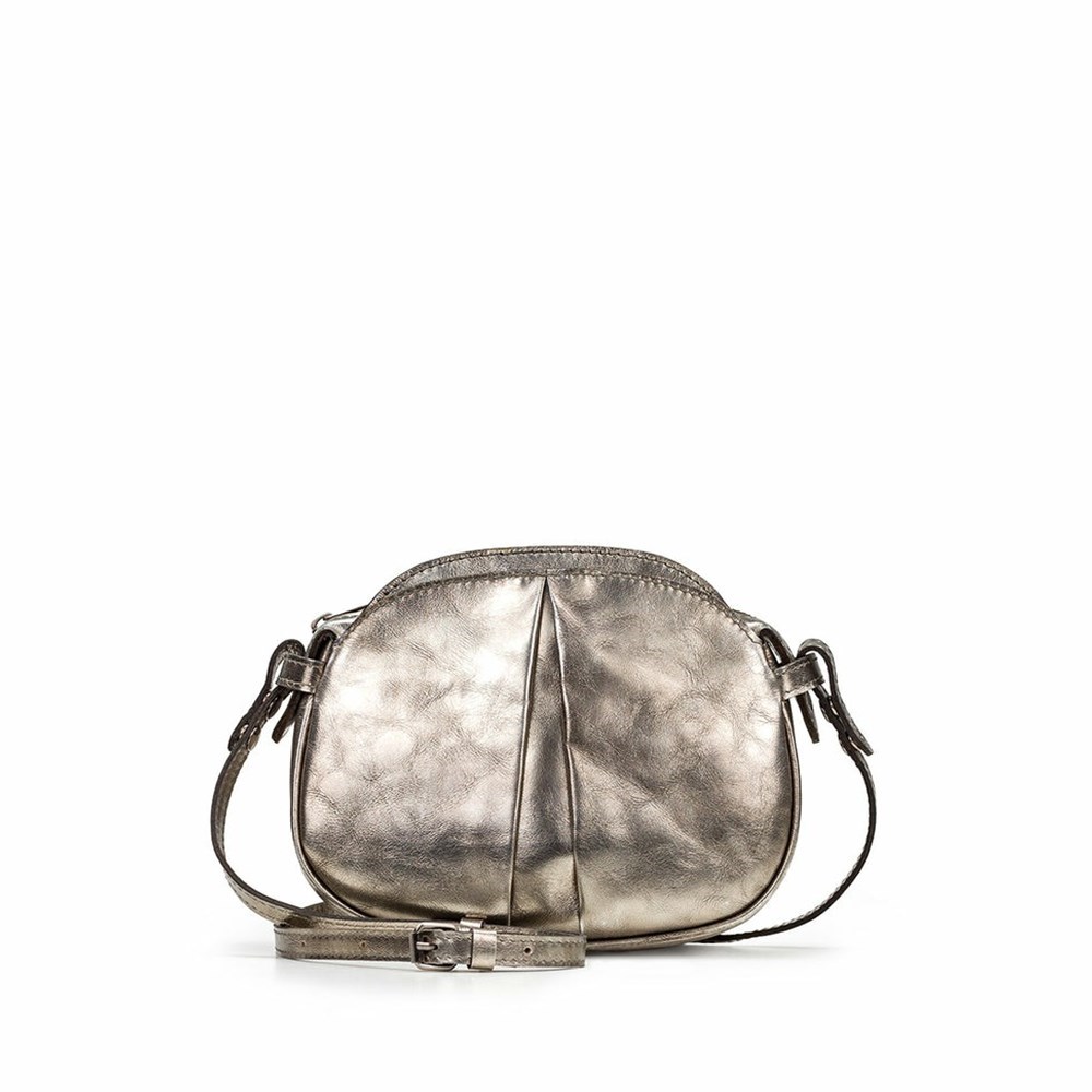 Patricia Nash Chelsey Chainlink Embossed Leather Crossbody Bag